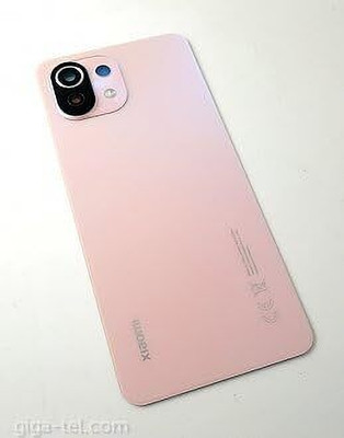 FixHub XIAOMI MI 11 LITE BACK GLASS COMPATIBLE Back Panel(pink)
