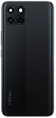 Sandreezz Infinix Smart 6 HD (X6512) (with Proper Logo) Back Panel(Force Black)