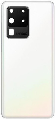 SPAREWARE Samsung Samsung Galaxy S20 Ultra -White (WITH CAMERA LENS) Back Panel(White)