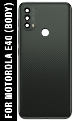 Safa Motorola E40 Body Full Panel(Carbon Gray)
