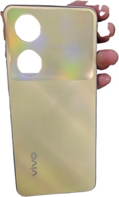 IncMart For Vivo Y100 5G og HOUSING Ring Body Panel Glass, Key, Lens Full Panel(Gold)