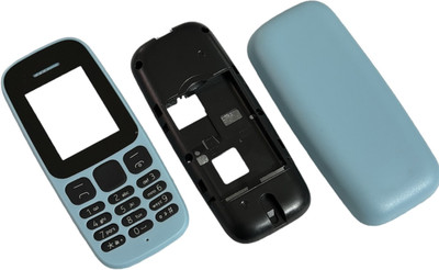 imbi Nokia 105 2017 Single SIM Front Back Body With Keypad Full Panel(Blue)