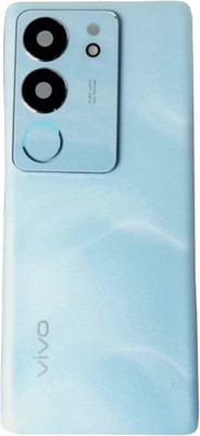 Sandreezz Vivo V29 (5G) (Glass) (With Camera lens Ring) (with Proper Logo) Back Panel(Blue)