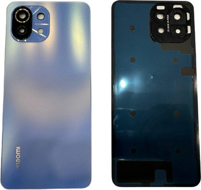 Sandreezz Xiaomi (Glass) (with Proper Logo) (with Camera Glass Lens) Back Panel(Jazz Blue)