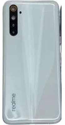 BK PRIMUM QULITY Realme 6-(full bacK body)( propar logo)propar fiting Full Panel(White)