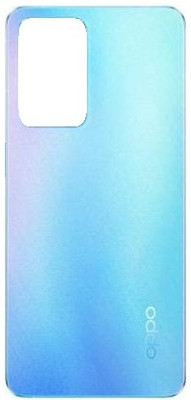 Kraze4blaze Oppo Reno 7 Pro 5G (Glass) (With Camera Lens)(With Proper Logo) Back Panel(Startrails Blue)