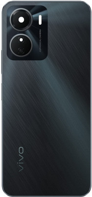 Sandreezz Vivo Y16 with Proper Logo (With Middle Ring Camera Lens & Side Volume Power Buttons) Full Panel(Stellar Black)
