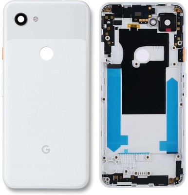 MAXOUT Google Pixel (3A) With Side Volume & Power Buttons Back Panel(Clearly White)