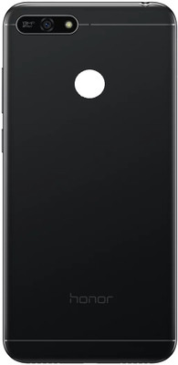 LEISURELIC HONOR 7A WITH CAMERA RING GLASS PROPER LOGO Back Panel(BLACK)