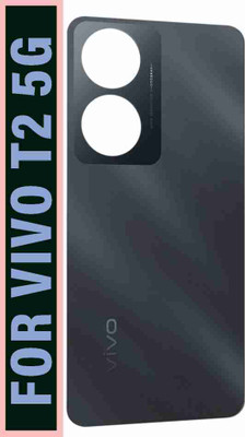 Kraze4blaze Vivo T2 (With Proper Logo) Back Panel(black)