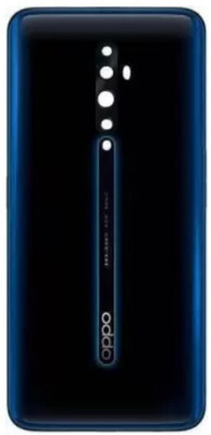 Sandreezz Oppo Reno2 F / Reno 2F (Glass) (with Proper Logo) Back Panel(Luminous Black)