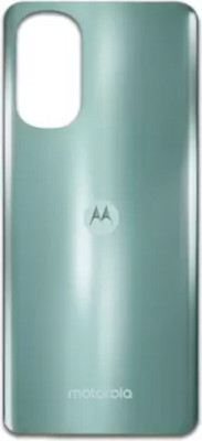 Sandreezz Motorola Moto G62 (5G) (with Proper Logo) Back Panel(Frosted Blue)
