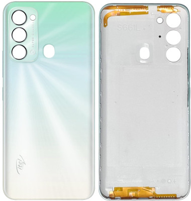 Unique4Ever Itel Vision 3 Back Panel(Multicolor Green)