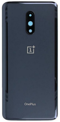 TrofT OnePlus OnePlus 7(Glass)With Camera Lens Back Panel(Mirror Gray)