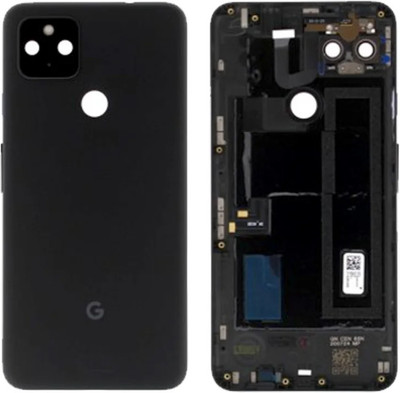 Kraze4blaze Google Pixel 4A (with Proper Logo) Back Panel(Black)