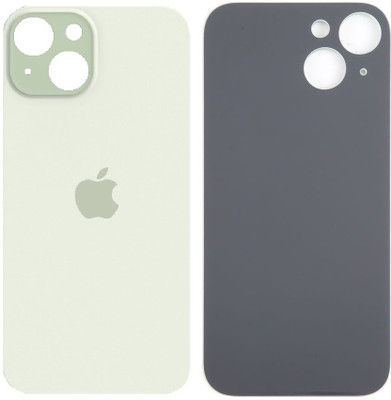 KezeMize Apple iPhone 15 (Best Quality)(With Proper Logo)(Glass) Back Panel(Green)