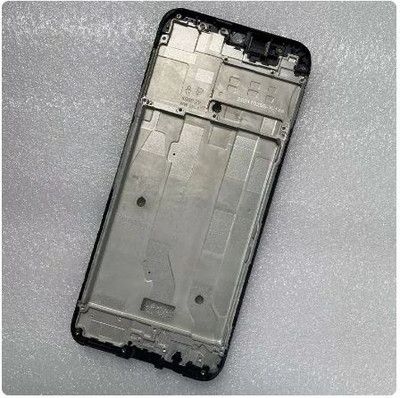 Kraze4blaze Tecno Spark 8T (KG6p) LCD Frame Bezel Plate Front Panel(Black)