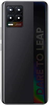 imbi Realme 8 4G Mobile Phone Panel With Network Antenna, Power and Volume Button Camera Glass Full Panel(Black)