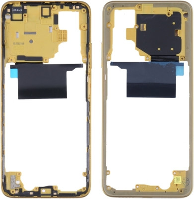 Unique4Ever POCO M4 Pro ( 4G ) Middle Ring + Side Volume Buttons Back Panel(Yellow)