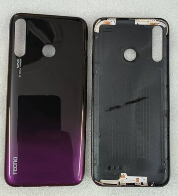 SRaccessories Tecno Spark 4 (KC2) Back Panel(Purple)