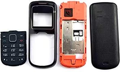 imbi Nokia 1202 Front Back and Middle Body With Keypad Full Panel(Black)