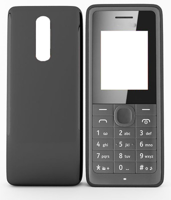 imbi Nokia 107 Dual Sim (2015), 106 Single Sim (2013) Front Back Body With Keypad Front & Back Panel(Black)