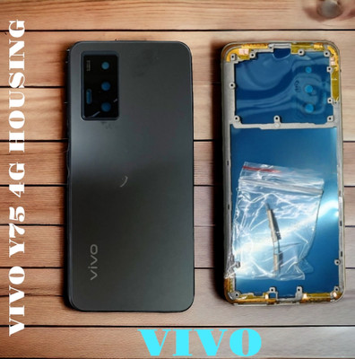 AL BAARI STORE Vivo Y75 4G Housing With All Materials Attached Full Panel(BLACK)