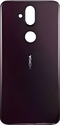 SRaccessories NOKIA 8.1 [GLASS] Back Panel(BROWN)