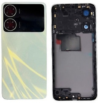 SRaccessories Poco M6 5G (Housing Body) (Side Keys with Middle Body) Full Panel(Polaris Green)