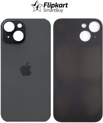 Flipkart SmartBuy Apple iPhone 15 Premium Quality (Glass) Back Panel(Black)