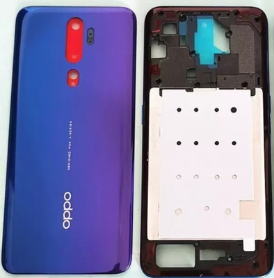 Sandreezz Oppo A9 2020 (With Middle Ring Camera Lens & Side Volume Power Buttons) Full Panel(Space Purple)