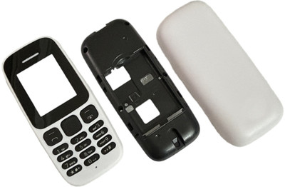 imbi Nokia 105 2017 Single SIM Front Back Body With Keypad Full Panel(White)