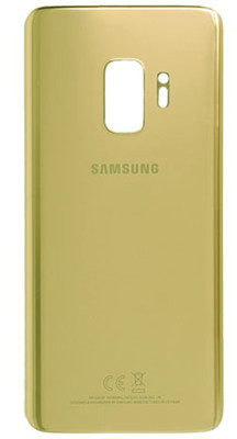 HQP for Samsung Galaxy S9 ( SM-G960F, SM-G960, SM-G960F, SM-G960U ) [ Brand LOGO + Pre Installed Adhesive Tape ] Battery Back Glass Door Replacement Back Panel(Sunrise Gold)