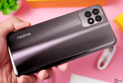 FLOUNDER REALME 8i FULL HOUSING WITH PROPER LOGO Full Panel(SPACE BLACK)