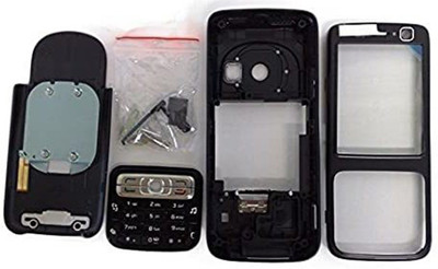 imbi Nokia N73 Old Model Front Back Body With Keypad Front & Back Panel(Black)
