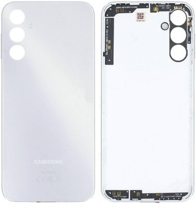 SPAREWARE SAMSUNG Back Door Panel Housing Body With Button For Samsung Galaxy A14 5G -Silver Back Panel(Silver)