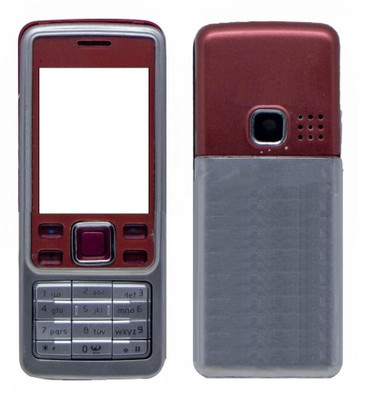 imbi Nokia 6300 Front Back and Middle Body With Keypad Full Panel(Red)