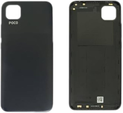 SPAREWARE REDMI Poco C3 -Black (ORIGINAL WITH HEAT & SINK GASKET) Back Panel(Black)