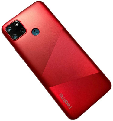 Unique4Ever realme C12 Back Panel(Coral Red)