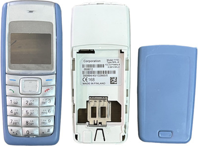 imbi Nokia 1110 Front Back and Middle Body With Keypad Full Panel(Blue)