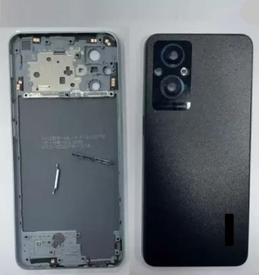 Kraze4blaze Oppo F21s Pro (Housing Body) (Side Keys with Middle Body) (with Proper Logo) Full Panel(Starlight Black)