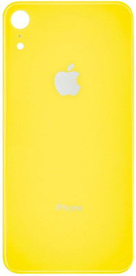 FLOUNDER APPLE IPHONE XR WITH PROPER LOGO Back Panel(YELLOW)