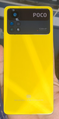 AL BAARI STORE POCO X4 PRO ORIGNAL Back Panel(YELLOW)
