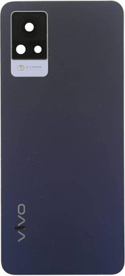 SRaccessories Vivo V21 (5G) with Camera Glass Back Panel(Dusk Blue)