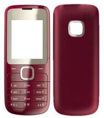 imbi Nokia C2-00 / Nokia C2 Front Back Body With Keypad Front & Back Panel(Red)