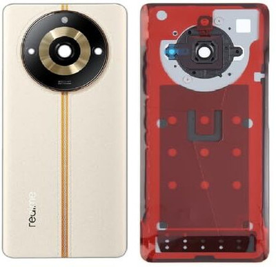 AceKing REALME 11 PRO ( 100MP ) ORIGINAL AND COMPATIBLE WITH CAMERA LENS FRAME BACK Back Panel(gold)