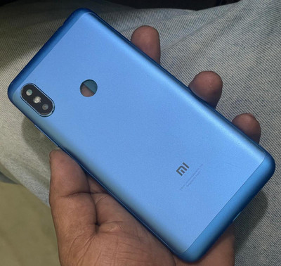 SRaccessories Redmi Note 6 Pro Back Panel(Blue)