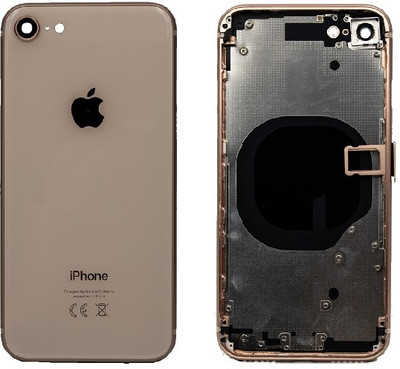 Sandreezz Apple iPhone 8 (With All & Side Volume Power Buttons) (Best Quality) Full Panel(Gold)