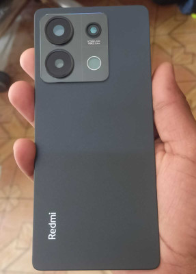 Docile Docile Back Panel for Redmi Note 13 5G (Black) Rear Housing Cover with Pre-Installed Camera Lens Back Panel(BLACK)