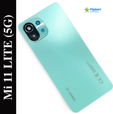 Flipkart SmartBuy Mi 11 Lite (5G) with Camera Glass Lens Back Panel(Mint Green)